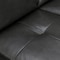 Armen Living Bergen 87" Pewter Genuine Leather Square Arm Sofa LCBE3PW - alternate 3